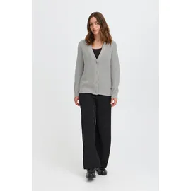 Oxmo Strickjacke OXKimmie Grau XL