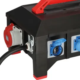 Brennenstuhl Professional Gummi-Baustromverteiler BSV 5-32A FI Typ B 2m H07RN-F 5G6,0 1xCEE32A+2x16A,6x230V