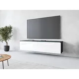 Home Affaire Lowboard  mit Beleuchtung  Grau  Kunststoff/Spanplatte
