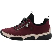 Rieker Sneaker in Schwarz/Bordeaux | Gr.: 40