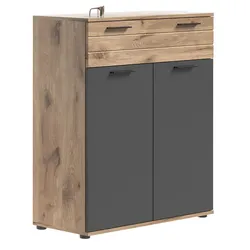 Mason Schuhschrank 2 Türen, 1 Schublade Eiche dekor.