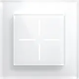 Homematic IP Bundle Glastaster + Glasrahmen 1-fach Weiß