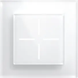 Homematic IP Bundle Glastaster + Glasrahmen 1-fach Weiß