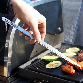All'Grill Grillpinzette 35 cm Edelstahl weiß