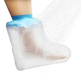 ASelected Duschschutz Fuß, Wasserdichte Fußabdeckung für Dusche, Wasserdichter Duschschutz Fuß für Dusche Erwachsener, Wundpflegezubehör