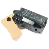 Trade-Shop Schalter Switch passend für Makita HM 1500, HR 3520, HR 3820, HR 3850, Ersatzteil für Bohrhammer / Stemmhammer / Meißelhammer gelb|schwarz