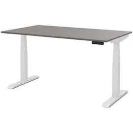 Assmann Electronic Kinderschreibtisch JUNIOR 140 x 70 cm Metall grau/weiß