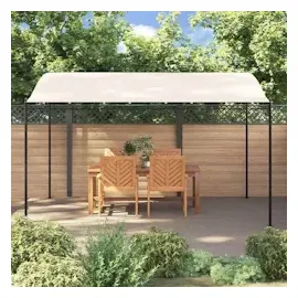 vidaXL Markise Creme 4x3 m 180 g/m2 Stoff und Stahl