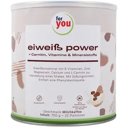 for you eHealth Eiweiß Power Milchkaffee 750 g