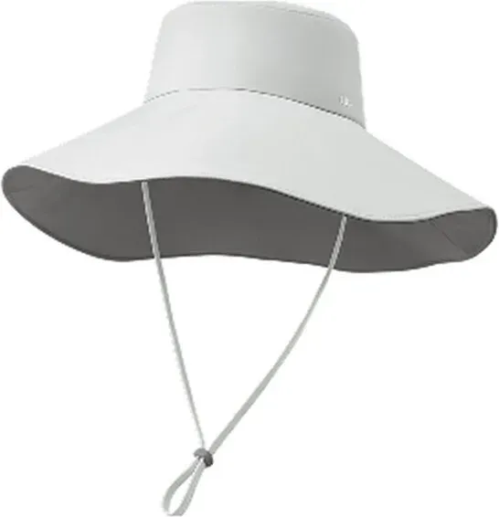 Beneunder AL500, Damen Wende-Fischerhut für Outdoor-Sport, atmungsaktiv und bequem, Grau.