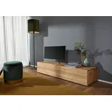 Massivmoebel24 TV-Board Wild-/Zerreiche 160x52x32 natur geölt FRANKFURT #106