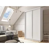 Beautysofa Schiebetürenschrank MARIO Farbvarianten und Breite zur Auswahl weiß 120 cm