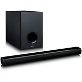 Lenco SBW-800BK - Bluetooth® Soundbar mit drahtlosem Subwoofer - Schwarz - Schwarz