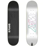 Jart Overlaps Way 8.5"x32.125" Plan B Deck Skateboard, Mehrfarbig (Mehrfarbig), Einheitsgröße