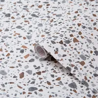 d-c-fix Möbel-Klebefolie Terrazzo Marmor-Optik 67,5 cm x 2 m - Möbelfolie selbstklebende Deko-Folie Küchenfolie Küchen-Schrank Tisch-Folie Fensterbank Küchenfronten Bad Granit Stein Flakes Muster