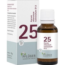 Homöopathisches Laboratorium Alexander Pflüger GmbH & Co. KG Biochemie Pflüger 25 Aurum chlorat.natron.D 12 Gl.
