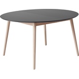 Hammel Furniture Esstisch »Meza by Hammel«, Ø135(231) cm, runde Tischplatte aus MDF/Laminat, Massivholzgestell grau