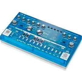 Behringer TD-3-BB Syntezator linii basowej niebieski przeźroczysty, Synthesizer, Blau, Transparent
