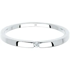 Diamore Elli DIAMONDS Ring 925 Sterling Silber Verlobungsring in Weiß | Gr.: 52