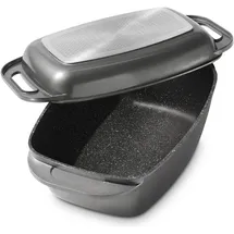 STONELINE XXL Bräter 43 x 26 cm anthrazit