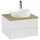 Villeroy & Boch Antao Waschtisch-Unterschrank K18051GF 60x36x50cm, Hahnloch, Waschbeckenplattenfarbe honey oak, glossy white lacquer