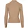 URBAN CLASSICS Knit Rollkragenpullover Union Beige XS