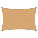 casa pura Wasserabweisendes Sonnensegel Sand 3 x 5 m