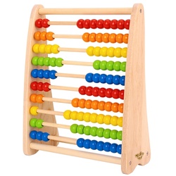 Tooky Toy Kinder Holz-Rechenschieber TKC300A Abakus Zahlen lernen ab 18 Monaten bunt