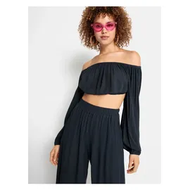 lscn by lascana Carmenbluse Dunkelblau 38