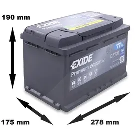 Exide EA770 77Ah 12V