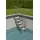 Eichenwald Pooltreppe Modell 08.3 Miami Beckentiefe 139,9 cm Edelstahl