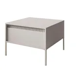 Lukmebel Lookway Couchtisch, Beige, Holzwerkstoff, 68x48.4x68 cm, Wohnzimmer, Wohnzimmertische, Couchtische