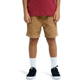 QUIKSILVER Taxer Cord | Shorts mit elastischer Taille, Taxer-Kordel, für Jugendliche, Jungen, Gr. 14, tobacco braun