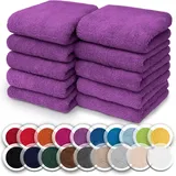 NatureMark Seiftuch 30 x 30 cm lila 10 St.