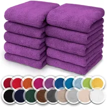 NatureMark Seiftuch 30 x 30 cm lila 10 St.