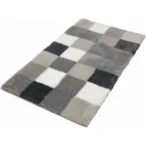 KLEINE WOLKE Caro Grau 70 x 120 cm
