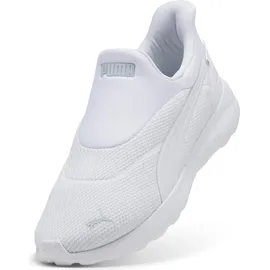 Puma Softride Cosmic Sliptech Damen Weiß/Kaltes Hellgrau 47