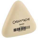 Caran d'Ache d ́Ache Radiergummi Dreieckig Beige ohne Weichmacher, Größe: ca. 2,5cm, 6707.350, 149.310