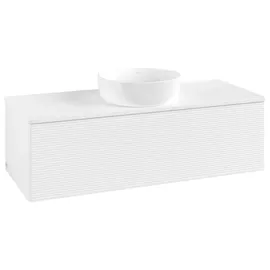 Villeroy & Boch Waschtischunterschrank 1 Auszug 120 x 36 x 50 cm Weiß Matt