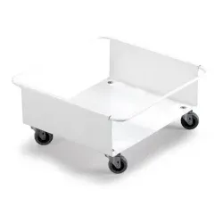 DURABLE Fahrwagen für DURABIN 90 Wertstofftonne 1801668010 , Farbe: weiß