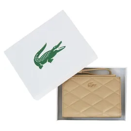 Lacoste Crocodelle Geldbörse 6cc 12 cm braun