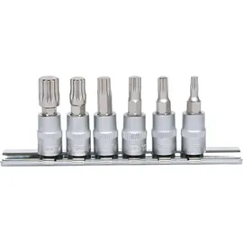 KS Tools 1/4 Bit-Stecknuss-Satz XZN 6-tlg.