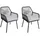 MCW MCW-O12 Gartenstuhl 2er-Set 0 x 0 x 0 cm grau