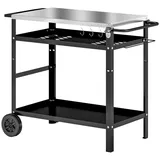 Outsunny Grillwagen schwarz