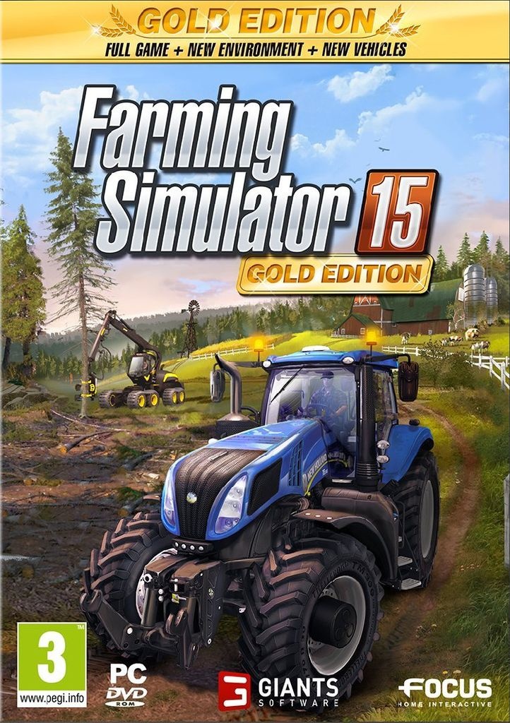 Focus Entertainment Farming Simulator 15 - Gold, PC, Multiplayer-Modus, Physische Medien