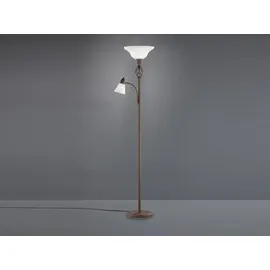 meine wunschleuchte Landhaus Deckenfluter 180,0cm 180cm braun