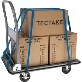 Tectake tectake® Plattformwagen mit Bremsen