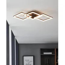 EGLO Paranday-Z 1 LED Deckenleuchte schwarz weiß 65 x 31 cm