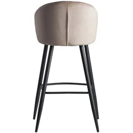 Wohnling Barhocker 56 x 102,5 x 52,5 cm Beige