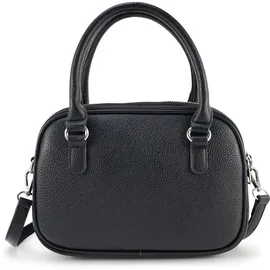 HARPA Schultertasche "TELLIE", Damen, Gr. B/H/T: 9,5cm x 19cm x 25,5cm, schwarz, Lederimitat, unifarben, Taschen Schultertasche, mit drei Hauptfächern
